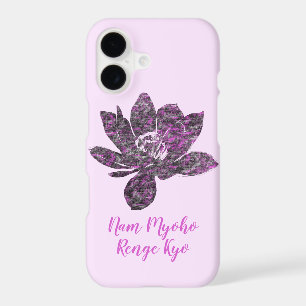Spiritual Partly Purple Lotus Flower Nam Myoho