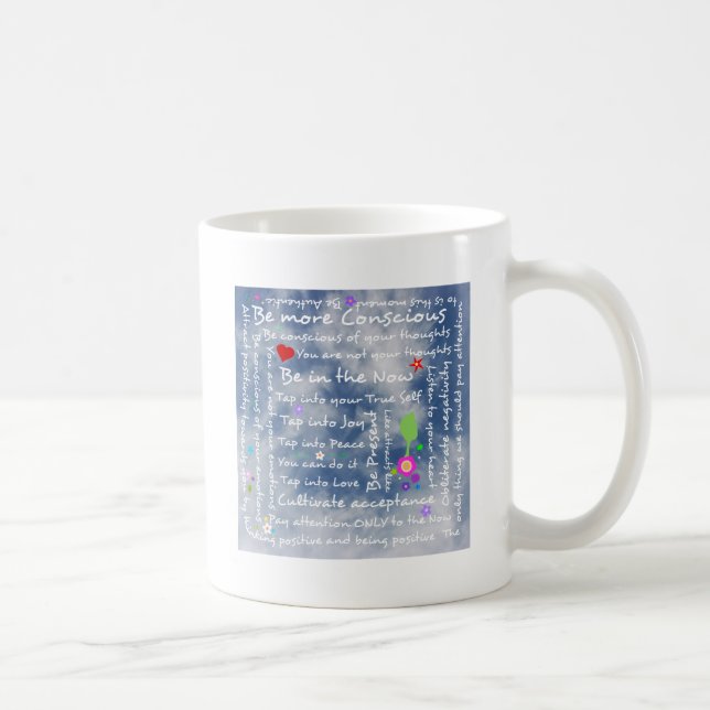 Spiritual positive affirmations coffee mug (Right)