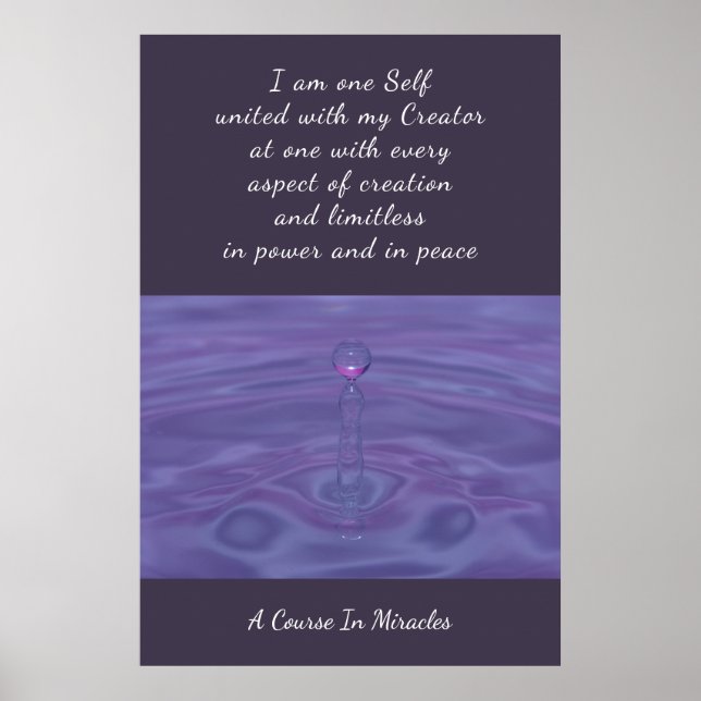Spiritual Poster Oneness 61 cm x 91.4 cm (Front)