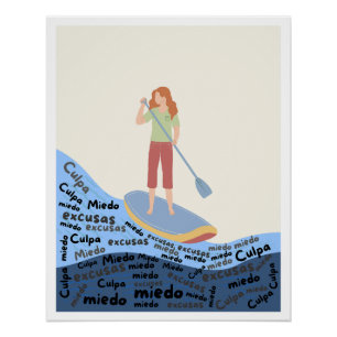 Spiritual poster overcoming fear guilt excuses