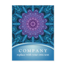 Spiritual Purple Flower Mandala