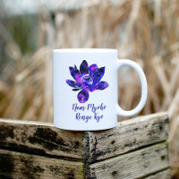 Spiritual Purple Lotus Flower Nam Myoho Renge Kyo