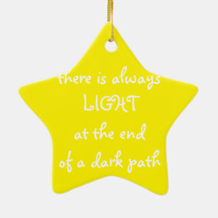 Spiritual Quote Ceramic Tree Decoration