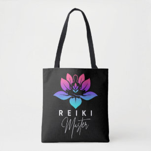 Spiritual Reiki Master Energy Therapy Meditation Tote Bag