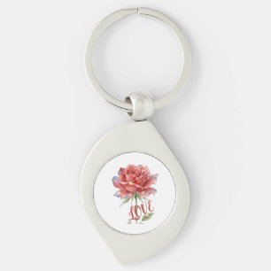  Spiritual Rose Love  Key Ring
