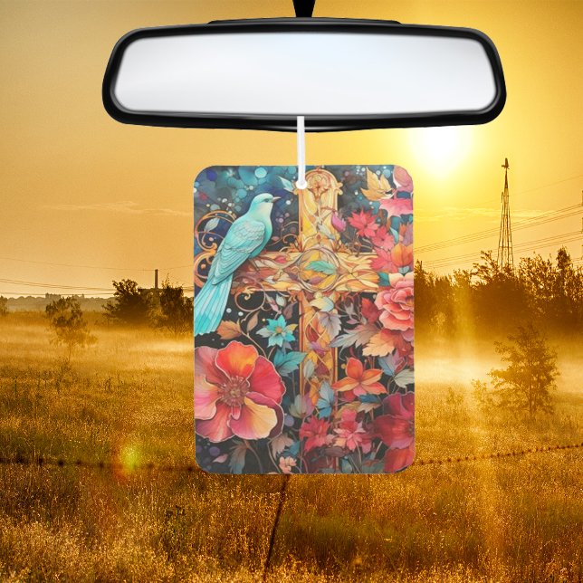 Spiritual Scent for Room: Christian Cross Aroma Car Air Freshener (Creator Uploaded)