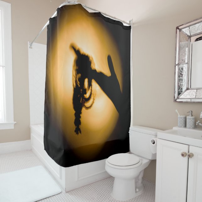 Spiritual  shower curtain (In Situ)