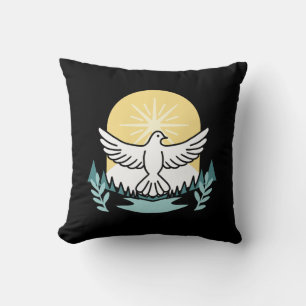 Spiritual Strength in God – Uplifting Christian Cushion