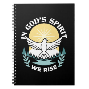 Spiritual Strength in God – Uplifting Christian Notebook