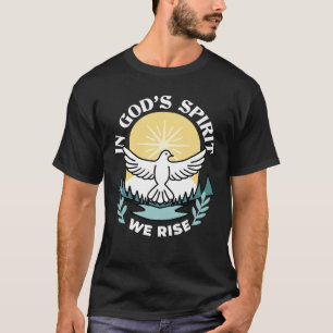 Spiritual Strength in God – Uplifting Christian T-Shirt
