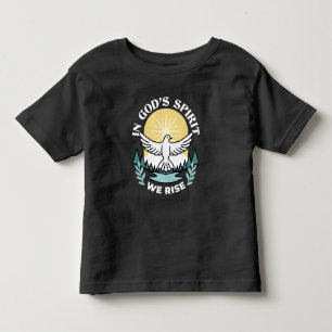 Spiritual Strength in God – Uplifting Christian Toddler T-Shirt