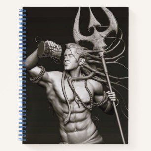 Spiritual Stylish Shiva Notebook 