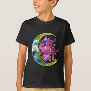 Spiritual Sun Moon Galaxy T-Shirt