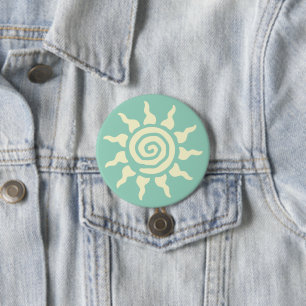Spiritual Sun Symbol - Spiral of Energy 9 Classic 7.5 Cm Round Badge