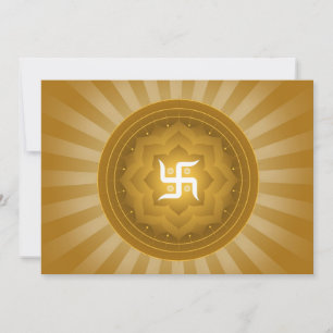 Spiritual Swastika Design