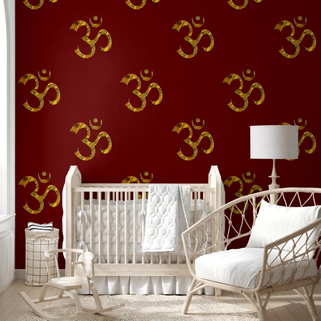 Spiritual Symbol - Buddhist sign Om or AUM 1 Wallpaper (Kids)