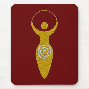 Spiritual Symbol - Goddess Of Earth Gaya 1 Flamele Mouse Mat