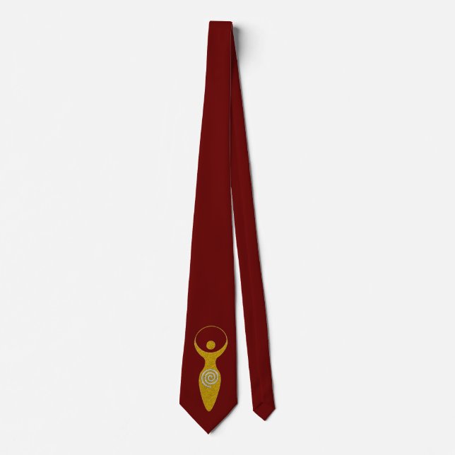 Spiritual Symbol - Goddess Of Earth Gaya 1 Tie (Front)