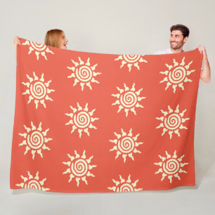 Spiritual Symbol - Spiral of Energy 9 Fleece Blanket