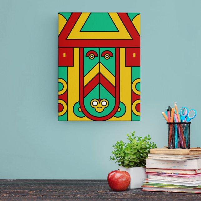 Spiritual Tiki Canvas Print (Creator Uploaded)