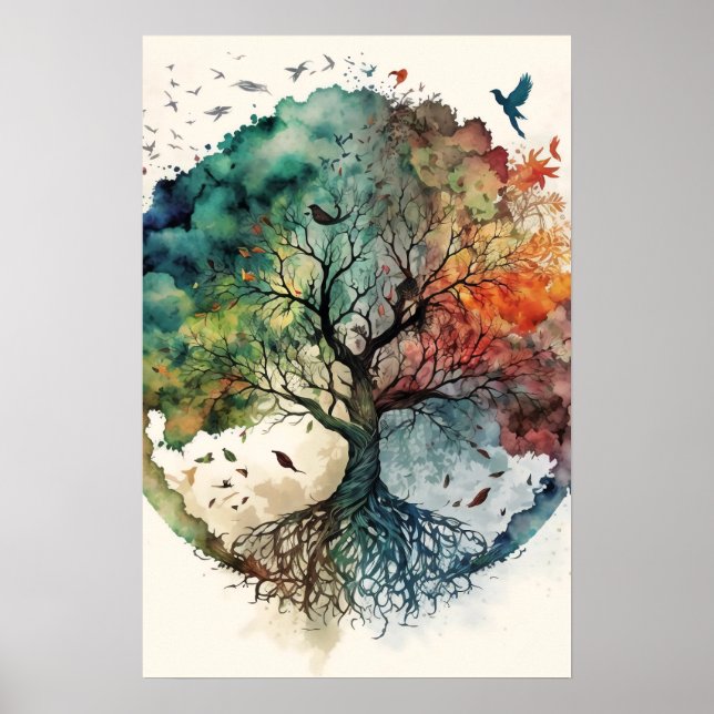 Spiritual Tree of Life Poster (Front)