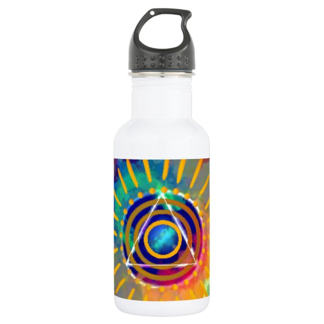 Spiritual Tyedye 532 Ml Water Bottle (Front)