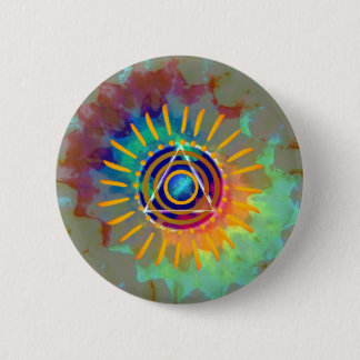 Spiritual Tyedye 6 Cm Round Badge