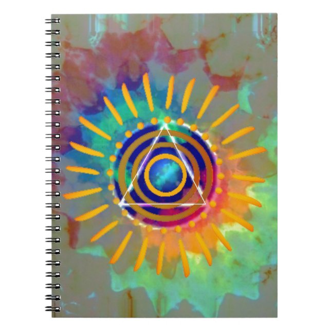 Spiritual Tyedye Notebook (Front)