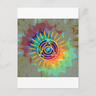 Spiritual Tyedye Postcard
