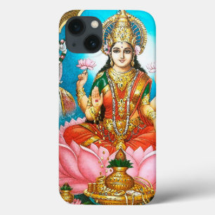 Spiritual Vintage Hindu Diety Lakshmi iPhone 13 Case