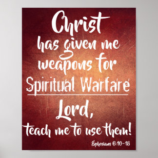 Spiritual Warfare Poster