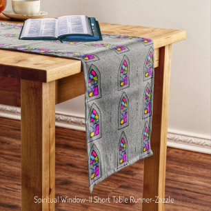 Spiritual Window-II Short Table Runner