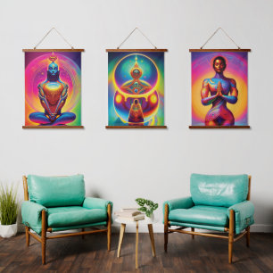 Spiritual Yoga Hanging Tapestry