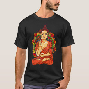 Spiritual Yoga Mandala Meditation Zen Buddhism Bud T-Shirt