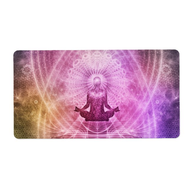 Spiritual Yoga Meditation Zen Colourful (Front)
