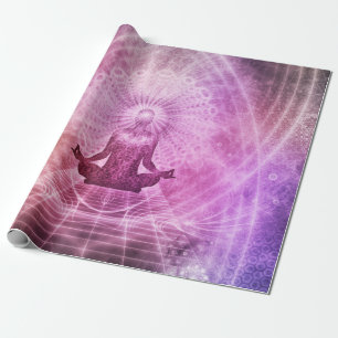 Spiritual Yoga Meditation Zen Colourful Wrapping Paper