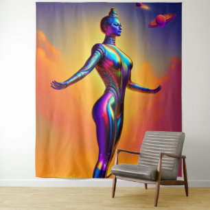 Spiritual Yoga Tapestry