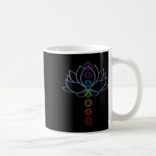 Spiritual Zen Lotus Flower Chakras Aligned Yoga Coffee Mug