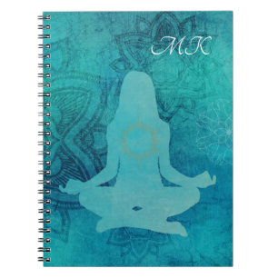 Spiritual Zen Yoga Lotus Meditation Writer's Notebook
