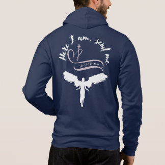 Spiritual zip up Hoodie -Isaiah 6:8