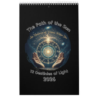 Spiritual Zodiac Journey Personalized wall Calendar