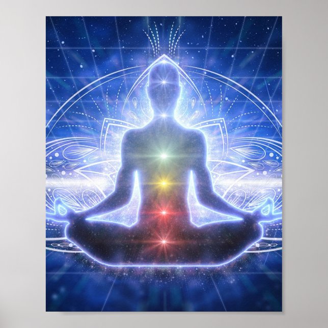 Spiritualism Awakening Medita Poster Paper (Matte) (Front)