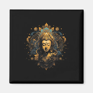 Spirituality Artwork Peace Zen Yoga Asia Guatama B Magnet