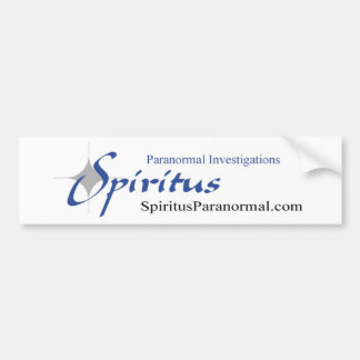 Spiritus Paranormal Bumper Sticker
