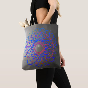 Spiro-Flower Tote Bag