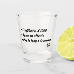 Spiro pending shot glass