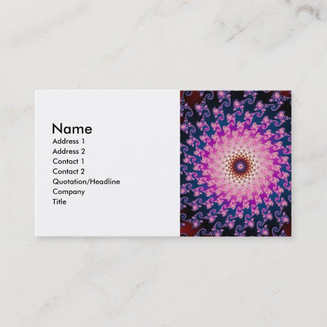 Spirograph Business Card (Front)