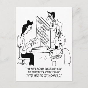 Spirometer Cartoon 7314 Postcard