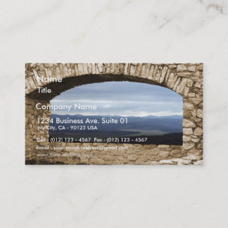 Spis Castle Largest Castle Of Central Europe View Business Card
