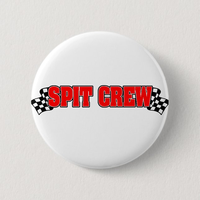 Spit Crew 6 Cm Round Badge (Front)